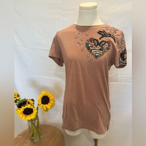 Valentino graphic print crew neck T-shirt.